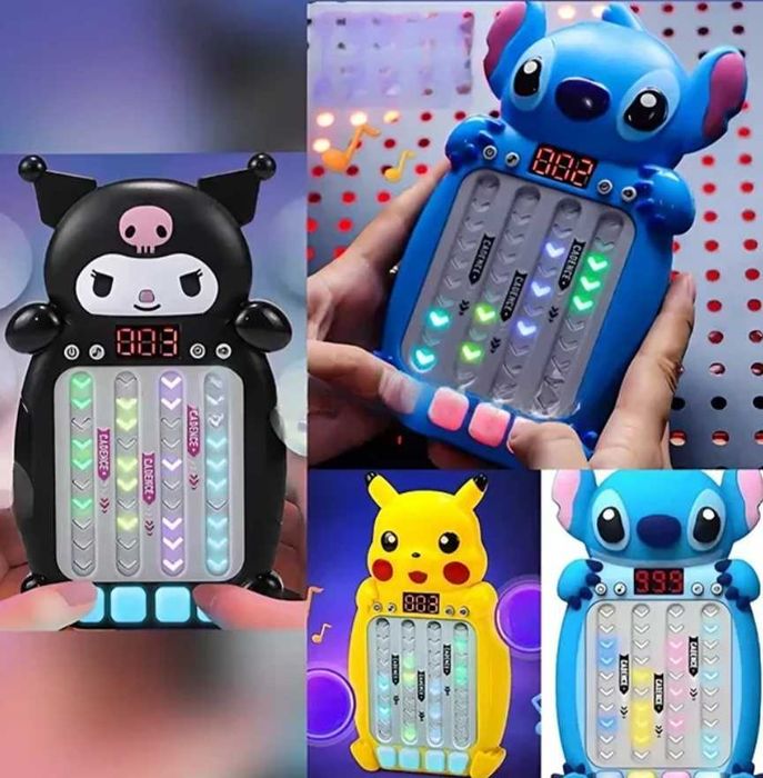 ТОП! Quick Push Game игра Мисли Бързо със Стич Куроми Пикачу Pokemon