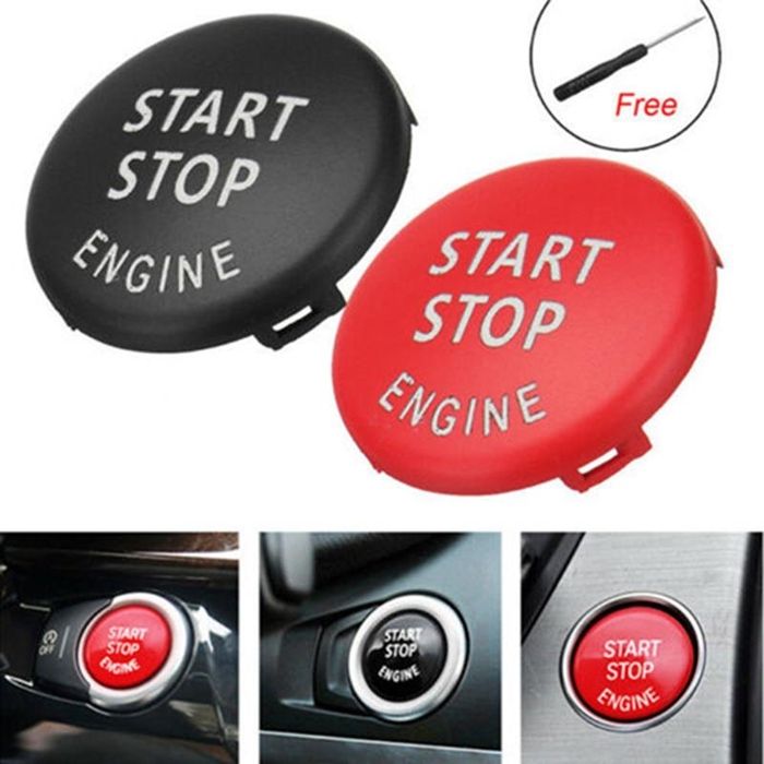 Buton/capac start stop BMW Seria 1 3 5 6 7 F10 F30 E87 E90 E60 X1 X6