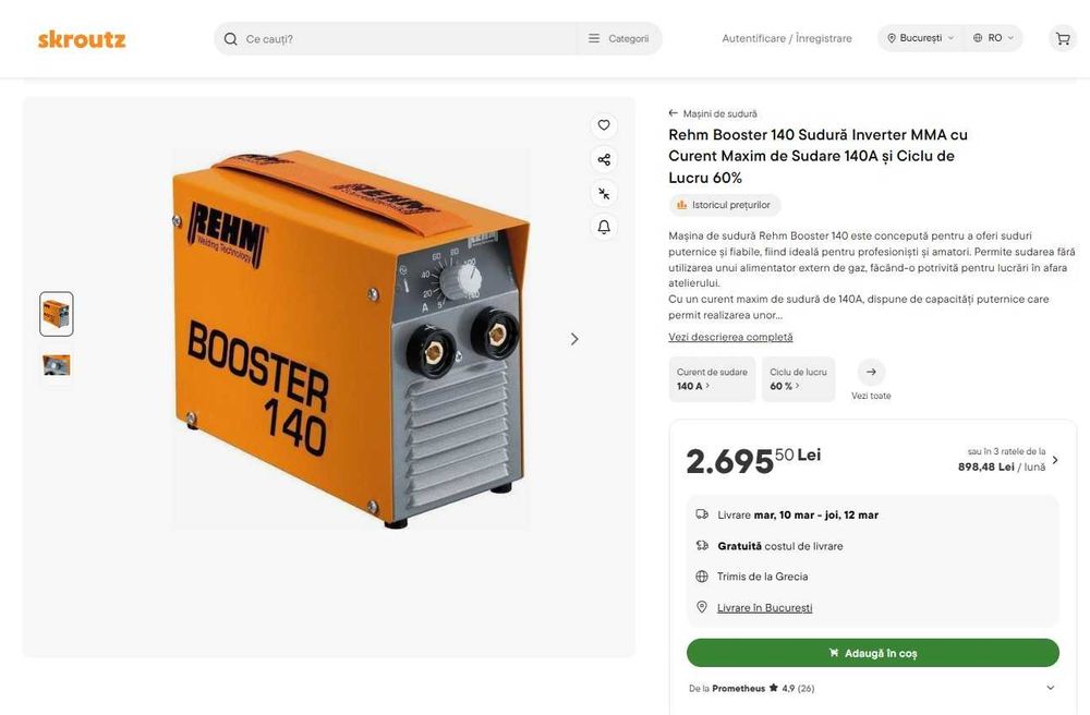 Aparat sudura nu Fronius, Esab, Kemppi, Lincoln