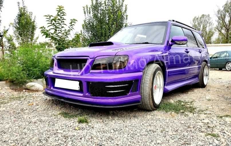 Губа Lip Burn Up Subaru Forester SF