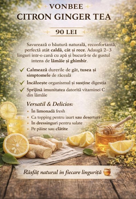 Ceai natural Citron Ginger Tea