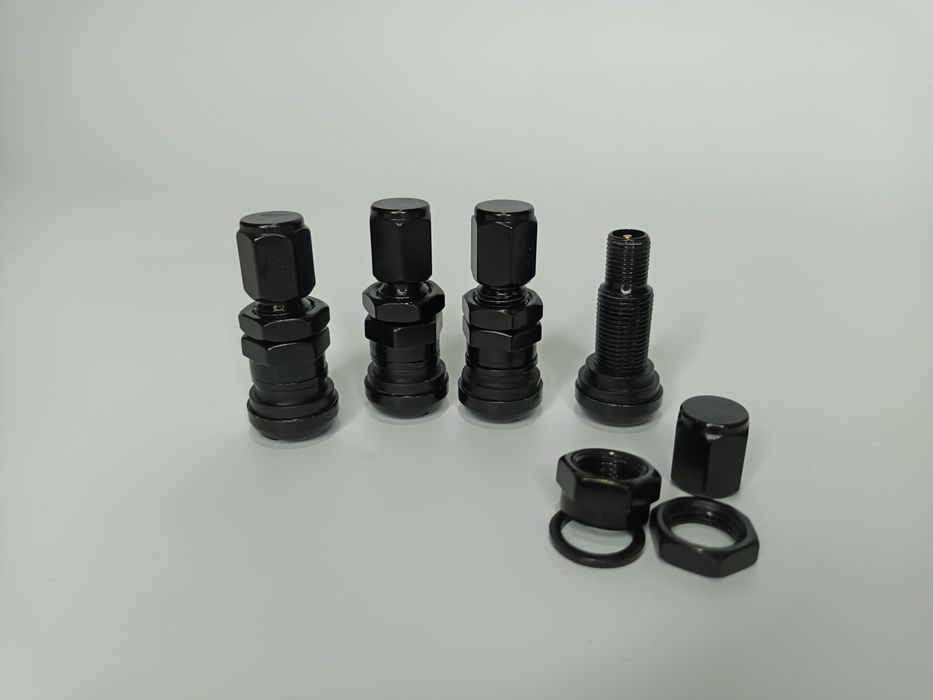 Valve jante valva roti valve scurte negre, 3cm