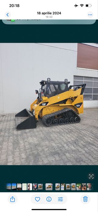 Bobkat KAT 257 b pe senile