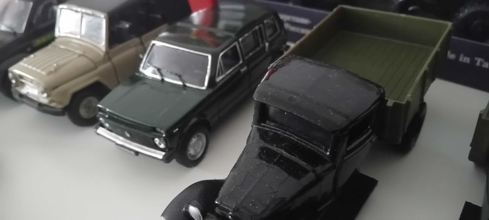 USSR, CCCP, СССР, 1:43 Moskvich, Chaika, Mercedes, Lada, ZIL 131