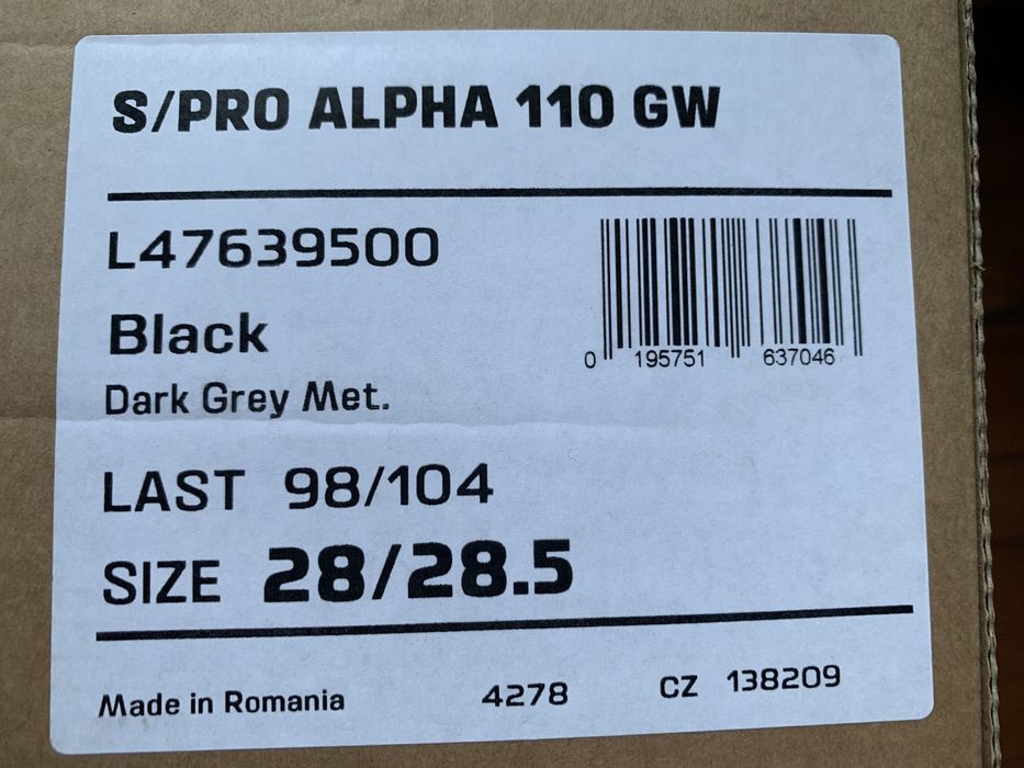 Salomon s/pro alpha 110 ски обувки