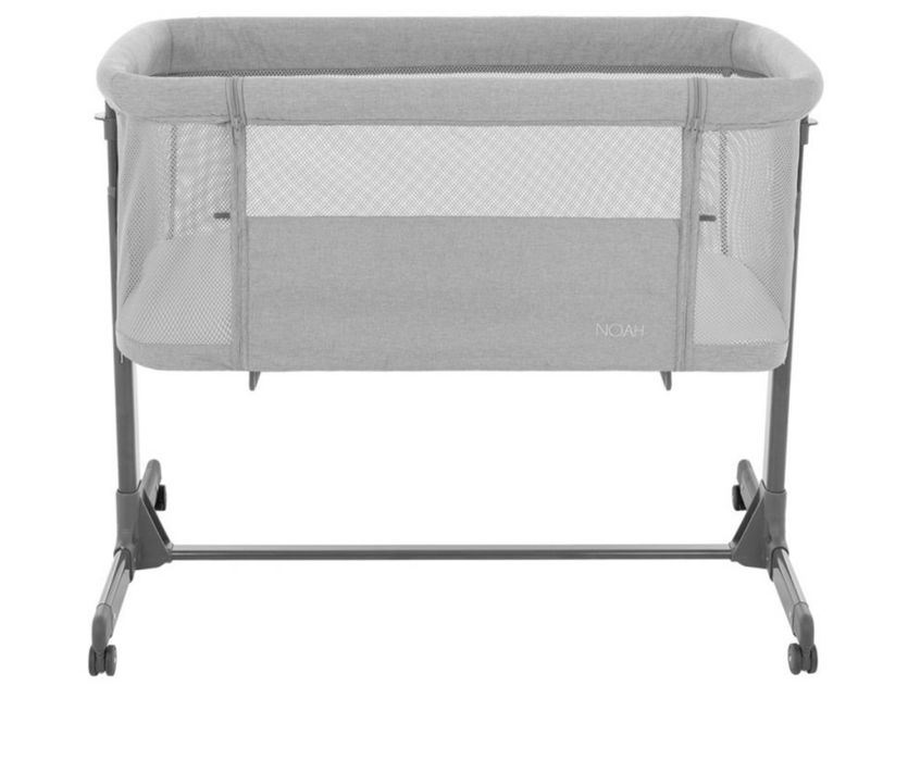 Бебешка кошара KikkaBoo - Noah, Светло Сив
