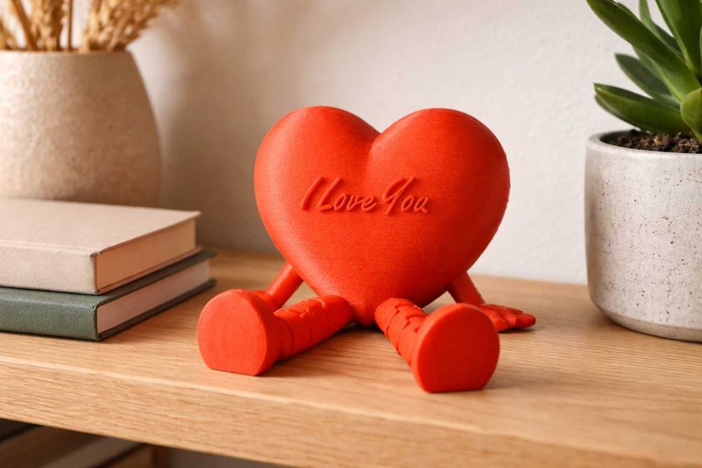 Подарък за Свети Валентин – 3D сърце “I love you” (персонализация)