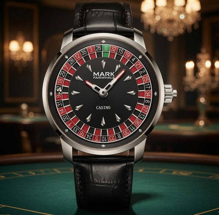 Ceas Mark Fairwhale Casino Roulette – Ruleta se învârte!