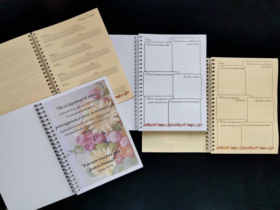 Agenda - Jurnal cu versete "Nu te teme"