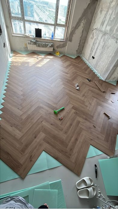 Укладка ламината всех видов 3500