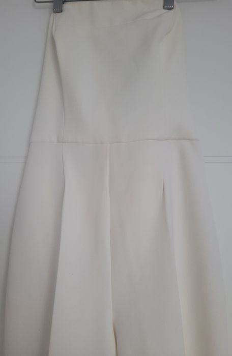 Salopeta alba eleganta ASOS marime 38