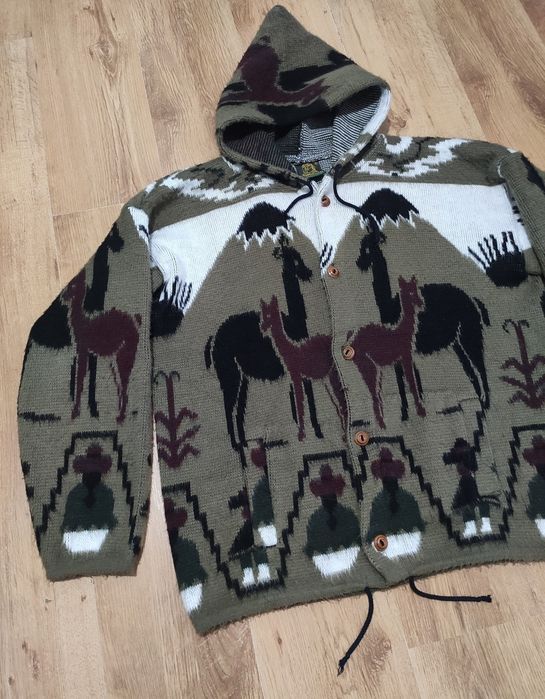 Hanorac din lână Alpaca Ecuador mărimea L