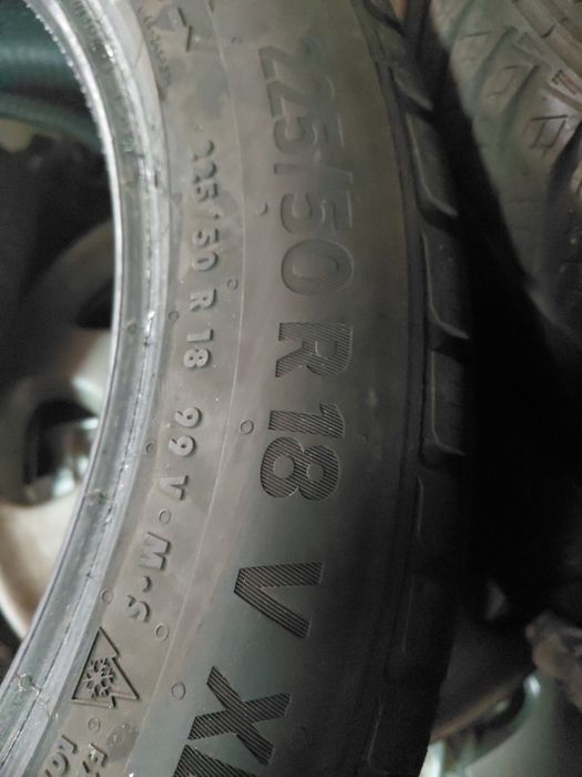 225/50/18" Continental 2бр.гуми дот2023