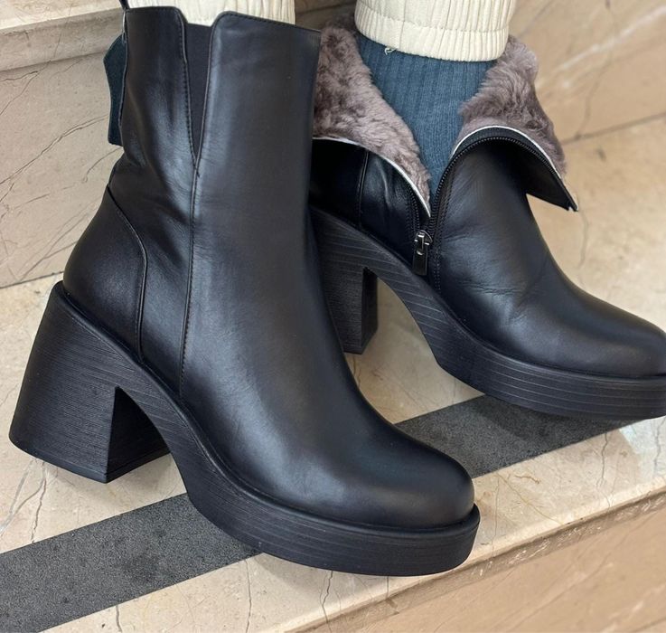 Женский зимний обувь сапоги