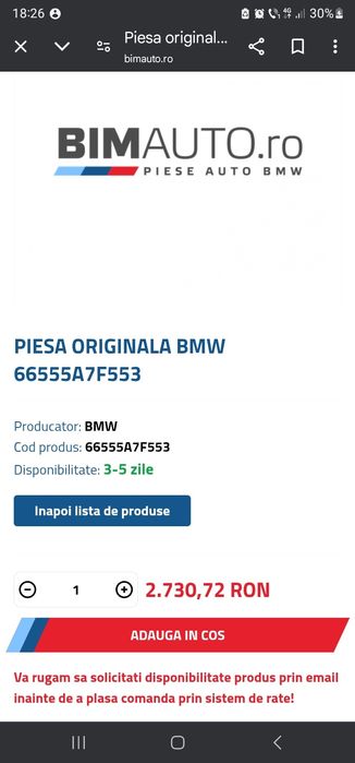 Camera video fata spate BMW 3 4 5 6 7 8 x3 x4 x5 x6 x7 G