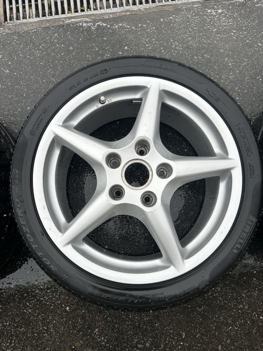 Roti iarna porsche in doua latimi BBS 5 spite