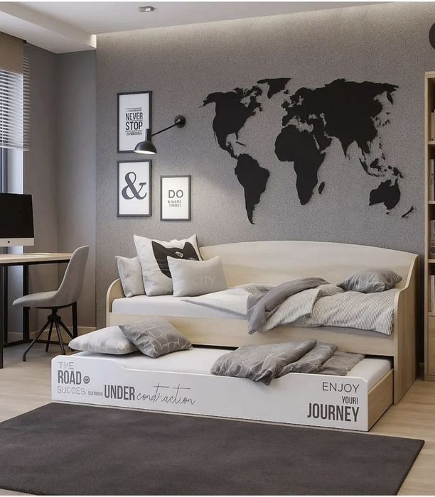 Продать кровать 2 ярусную выдвижную с матрасом