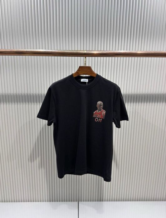 Tricou Off White Negru
