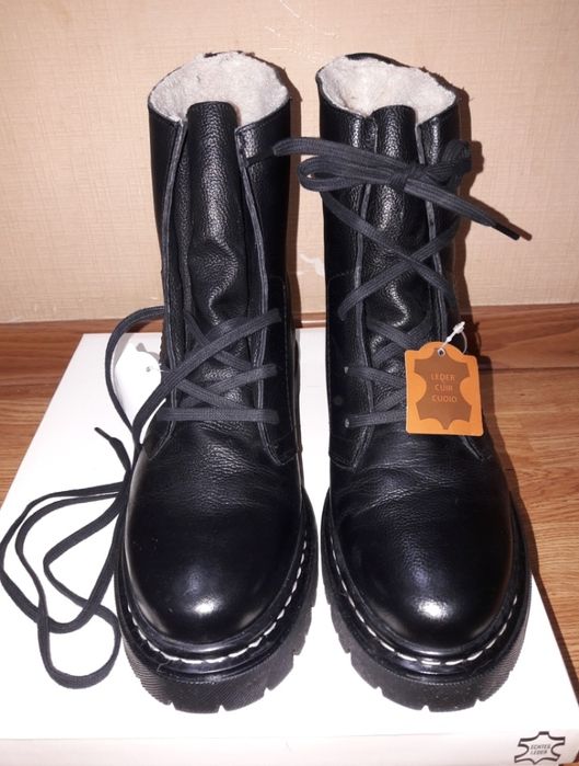 Новые Ботинки КОЖА р.40 бренд