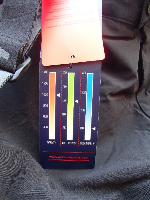 Продавам черен мъжки разтеглив ски панталон Azimuth 15 000 мм