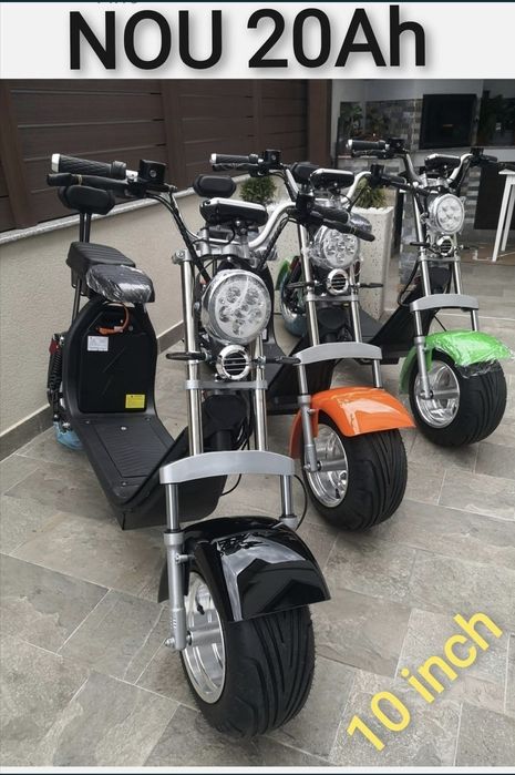 Scuter electric nou cu roți de 10 inch