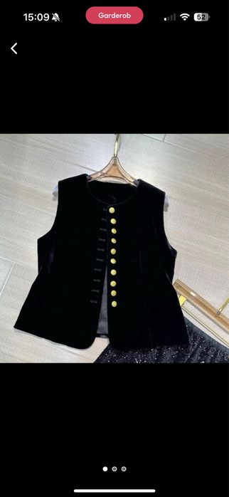Жилетка новая велюр