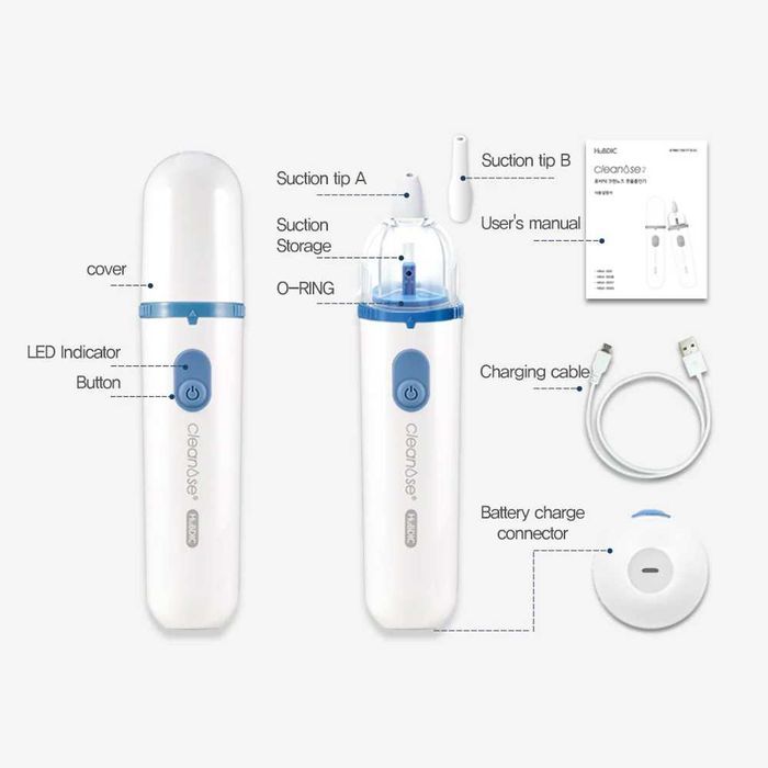 Назален аспиратор акумулаторен HuBDIC HNA-300 Cleanose 2