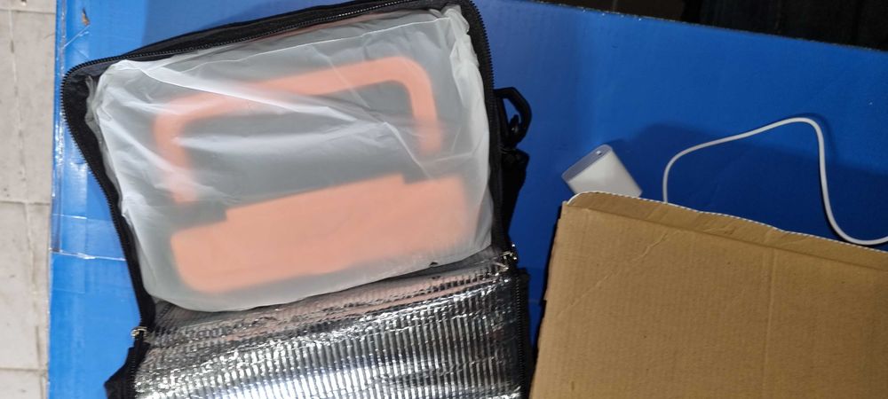 Cutie pranz electrica cu acumulator - Incalzire portabila fara priza