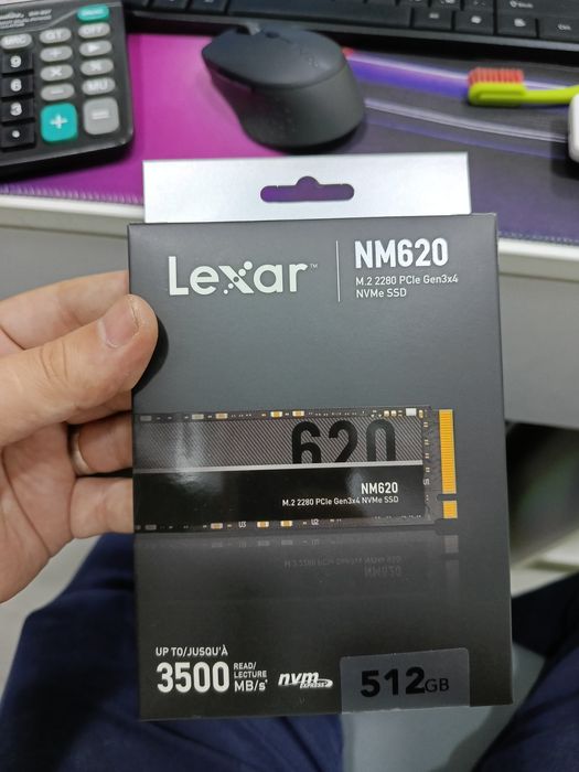 Lexar  "org" SSD m2 gen3x4. Новый есть 500гб и 512 Гб