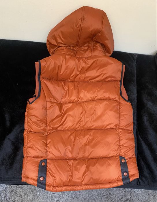 Пухен елек оранжев