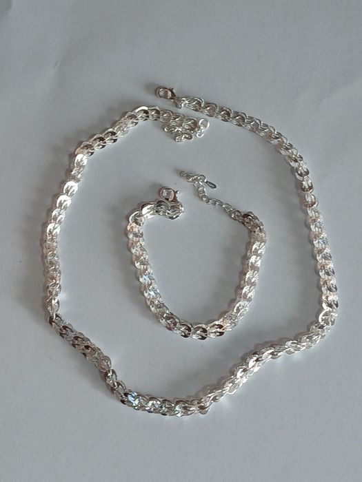 Set colier și brățară din Argint S925