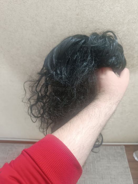 Парик черный женский