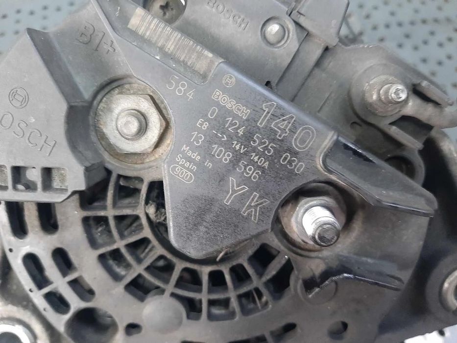 alternator opel zafira a  astra g vectra 2.0 dti  2.2 dti 0124525030  13108596