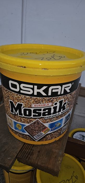 Tencuiala mozaic OSCAR 3 găleți 25 kg - 5-6 mp