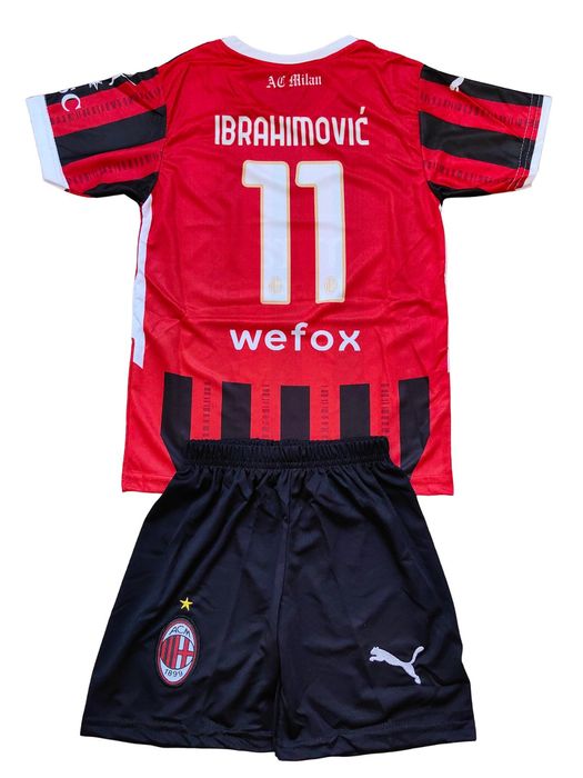 Детски футболен екип Милан Ибрахимович комплект Ibrahimovic тениска