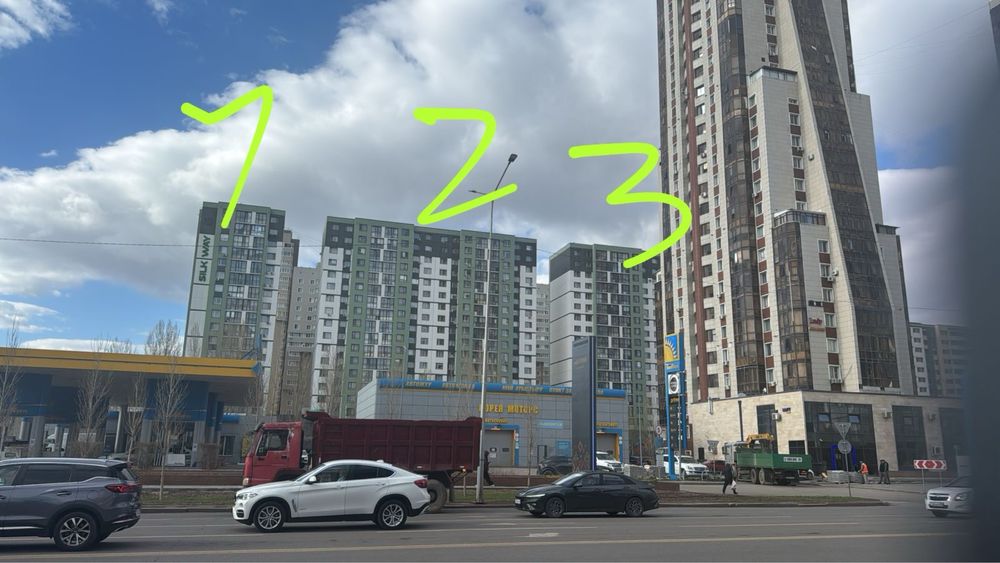 Размещение наружной рекламы на фасаде (Тауелсиздик 34/2)