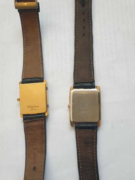 Ceas Seiko si Waterman placat aur .