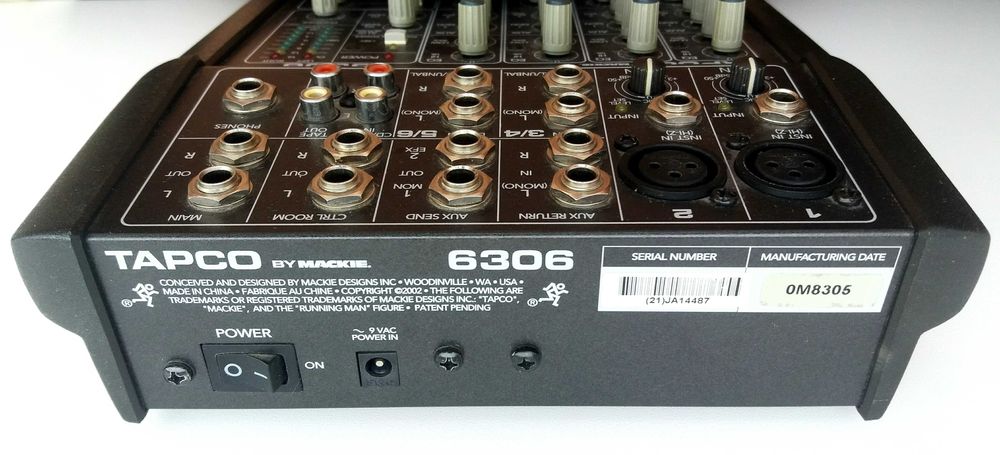 Микшерный пульт Mackie Tapco 6306