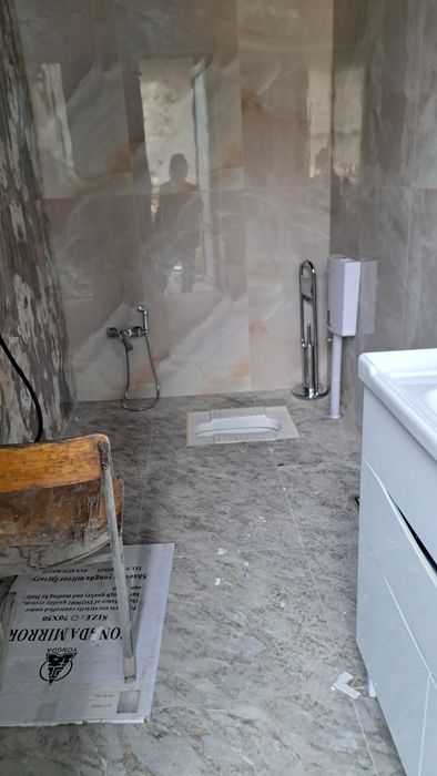 Установка Солночный панель + сантехника