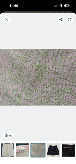 Dolce & Gabbana пола от 100% коприна, S