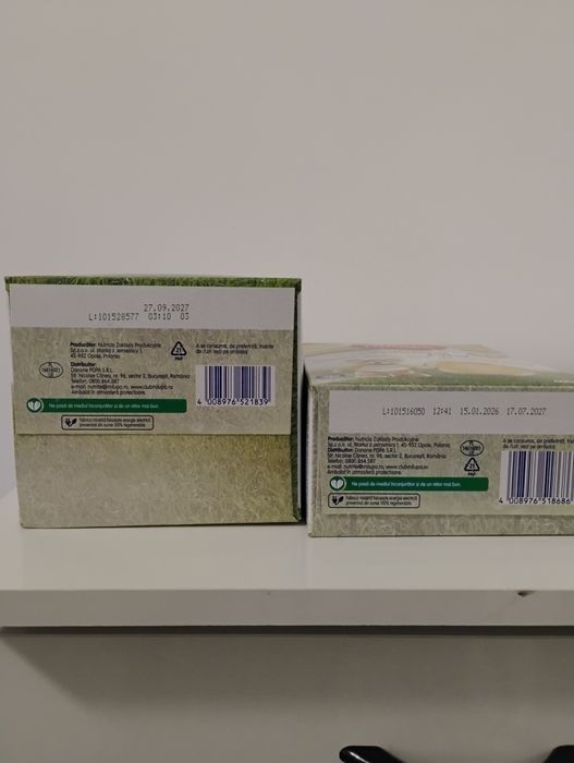 Vând lapte praf Milupa 1+, sigilat in termen de valabilitate . Pachetul include doua cutii de lapte praf, una la 1200g și cealaltă la 600g