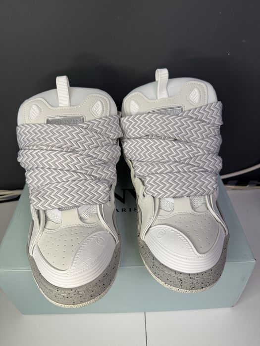 Vand adidasi lanvin alb crem