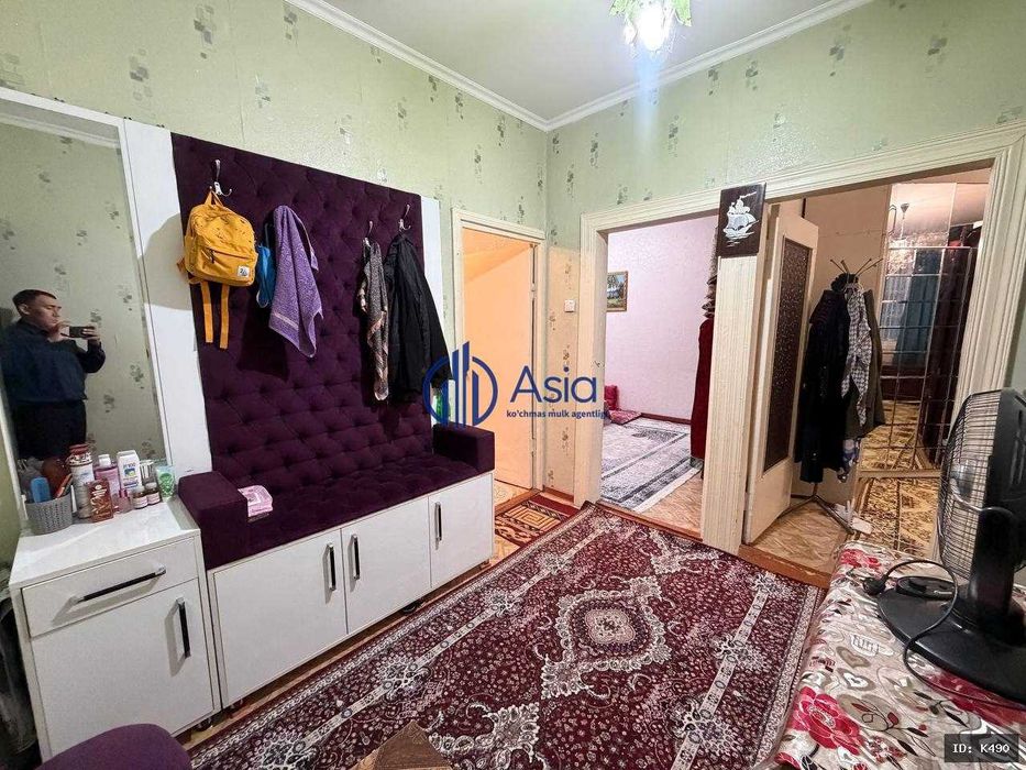 K490 Sharq1 tomondan Arzon narxda 3x xonali kvartira  sotuvga chiqdi