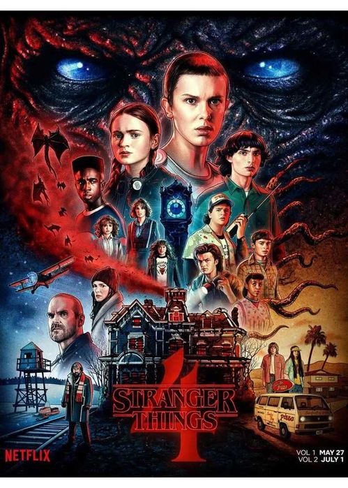 Постер Очень странные дела ОСД, Stranger Things
