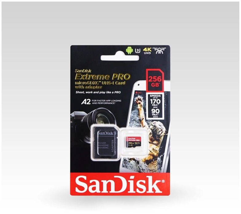 SanDisk Extreme Pro 200 МБ/с Micro SDXC 64,128,256,512 / Доставка 24/7