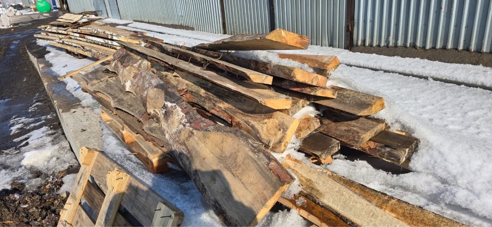 Доски необрезные