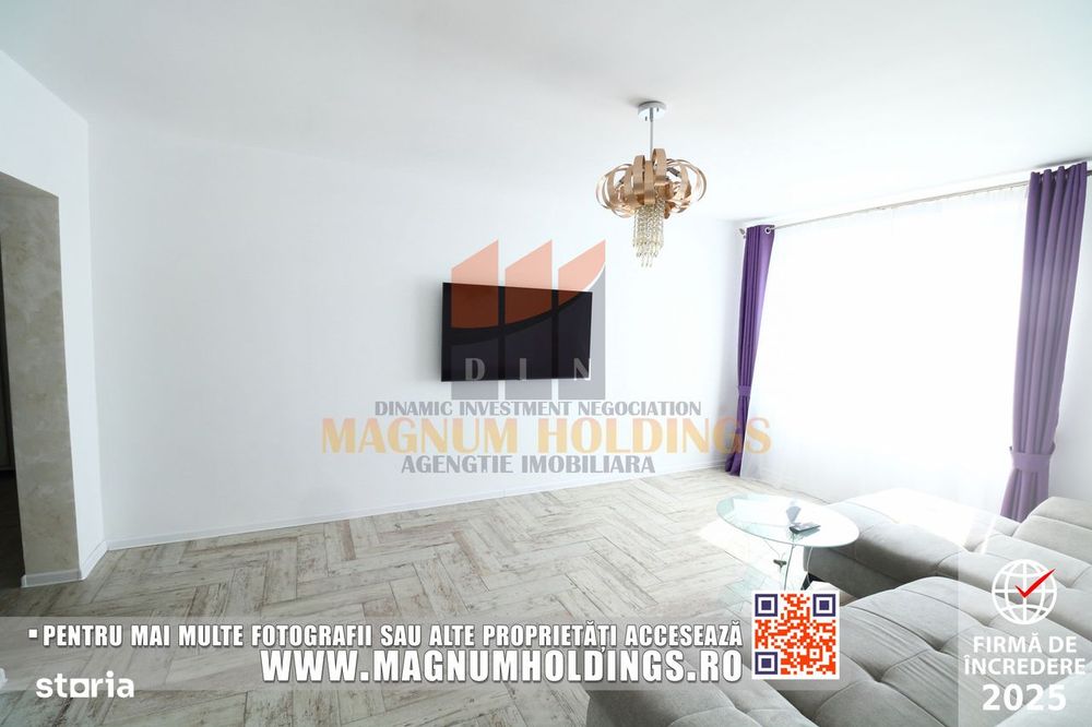 Apartament 3 camere, Eremia, 2 bai, 2 balcoane