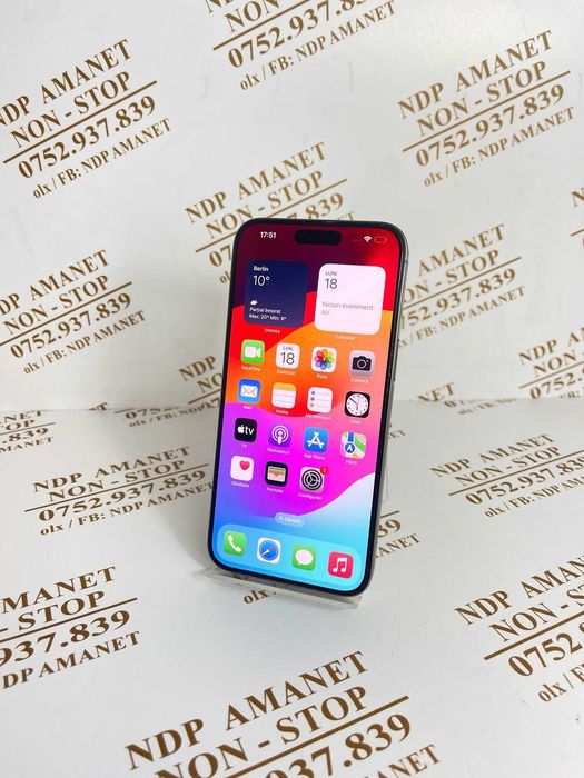 NDP Amanet NON-STOP Bld.Iuliu Maniu 69 IPHONE 15 PRO MAX (54697)