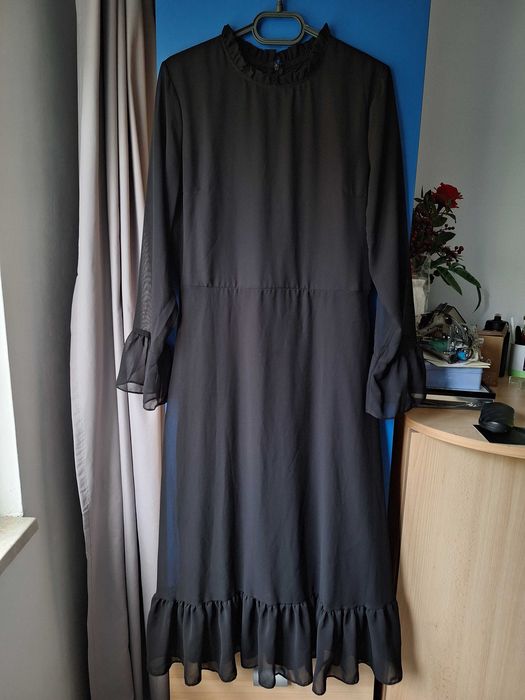 Rochie neagra lunga, marimea 42