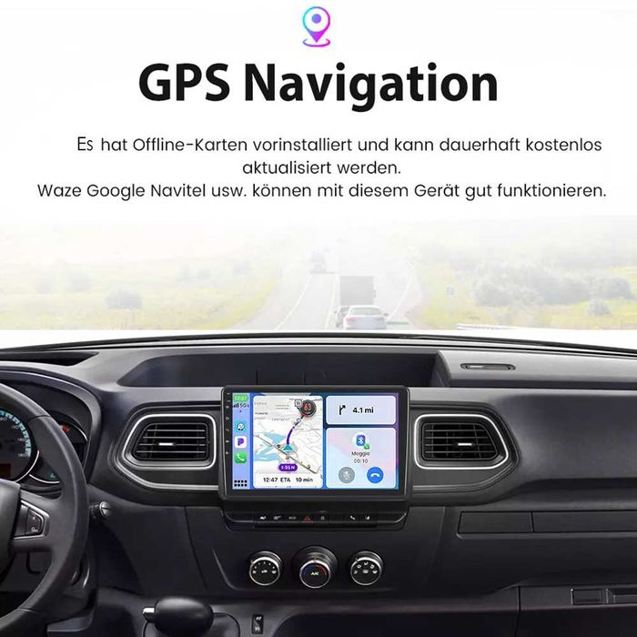 Мултимедия за Renault Master Opel Movano Nissan NV400 Android Навигаци
